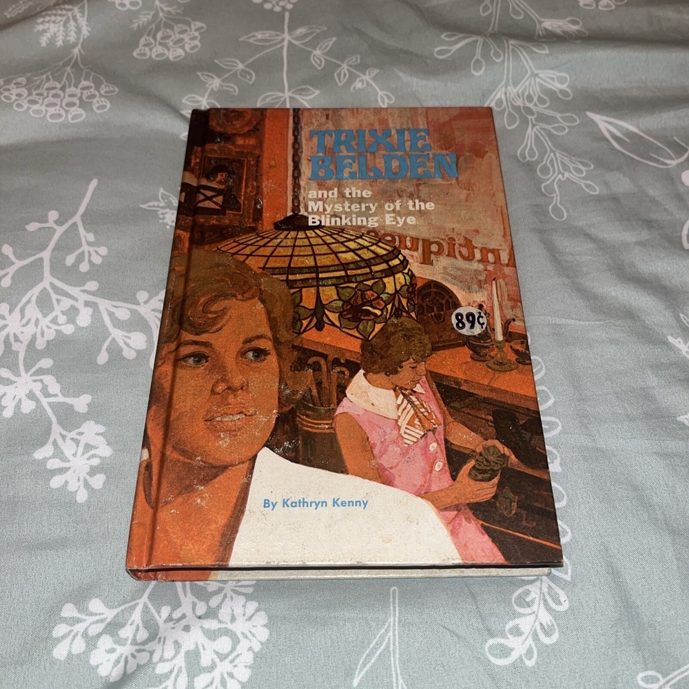 Trixie Belden and the Mystery Of The Blinking Eye‎ Vintage Whitman Hardcover #12